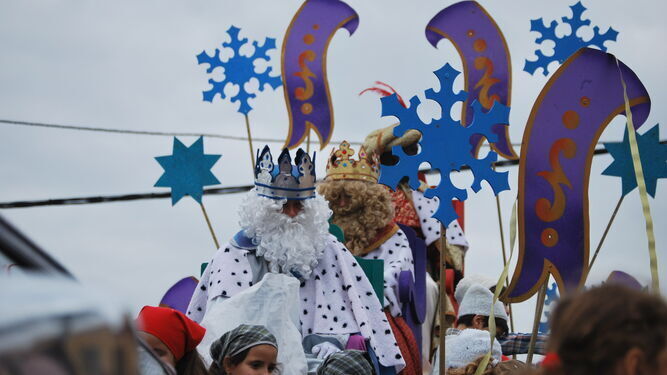 Una imagen retrospectiva de la cabalgata de Reyes Magos.