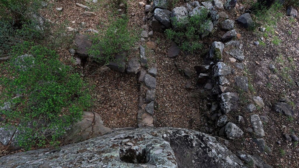 Una de las partes que se puede ver en el yacimiento arqueol&oacute;gico