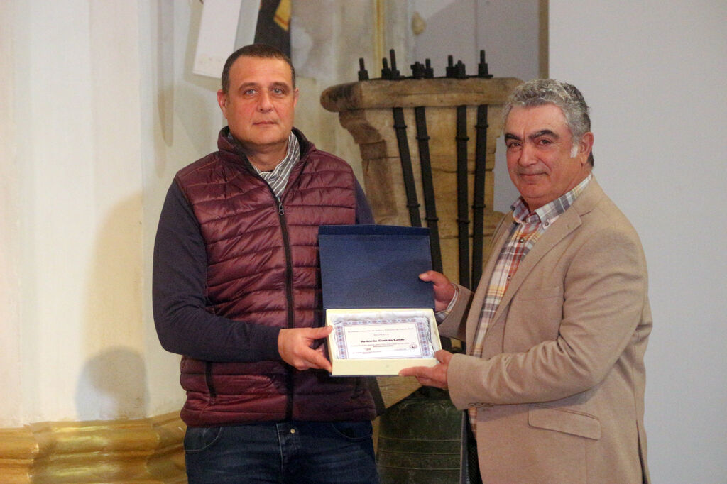 Antonio Garc&iacute;a, de Molino San Miguel, recoge el premio Puertorreale&ntilde;o del A&ntilde;o 2022