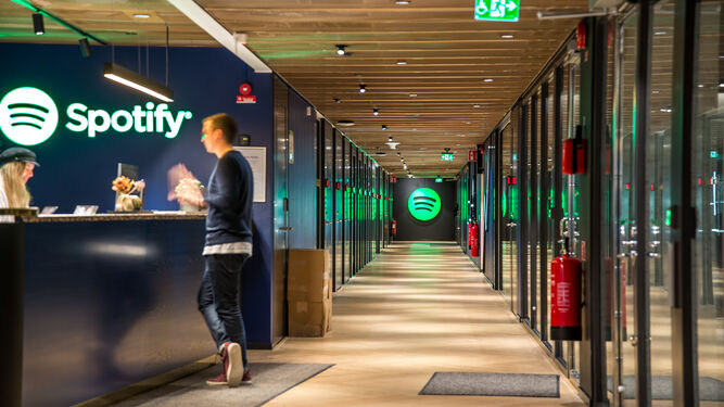 Oficinas de Spotify en Estocolmo.