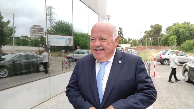 El presidente del Parlamento Andaluz y exconsejero de Salud, Jesús Aguirre.