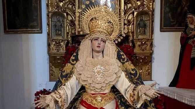 La Virgen de la Luz, de la cofradía de Las Aguas.