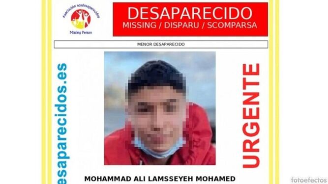 Cartel de búsqueda de Mohamed Alí