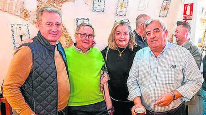 Ángel Casado, Domingo Orillos, Carmen Izquierdo y Juan Izquierdo.