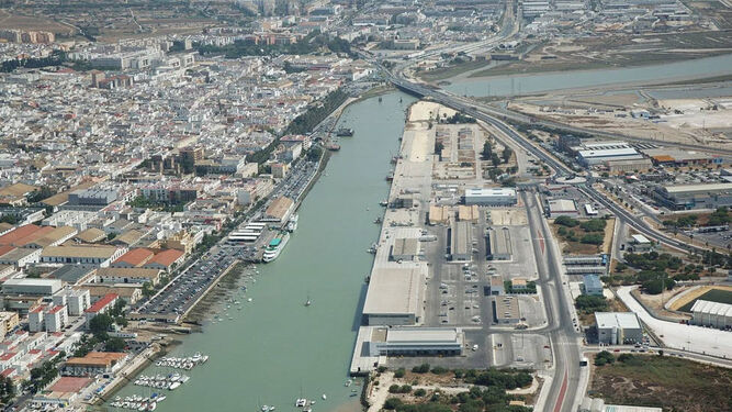 Imagen aérea de archivo de El Puerto