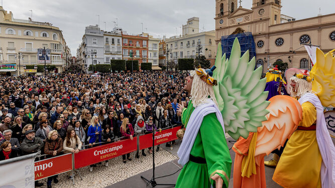 La Plaza San Antonio es uno de los epicentros del Carnaval de Cádiz