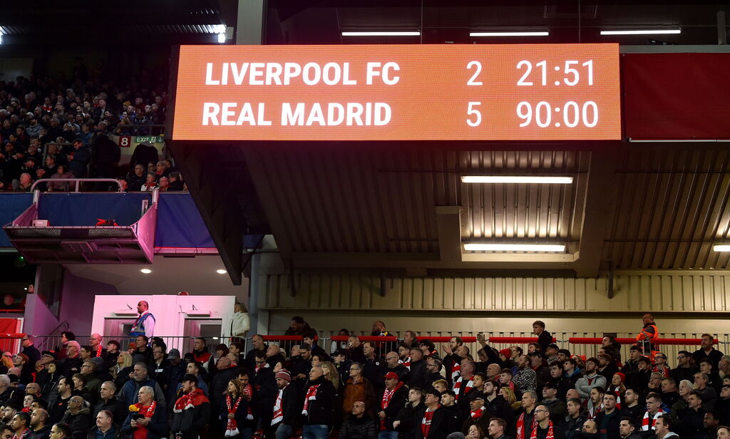 Las fotos de la remontada del Real Madrid al Liverpool