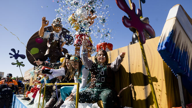 La cabalgata de carnaval en San Fernando de 2023.