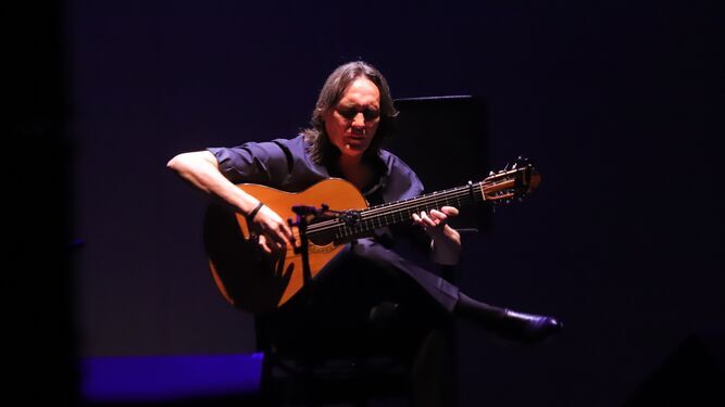Vicente Amigo, durante un recital.