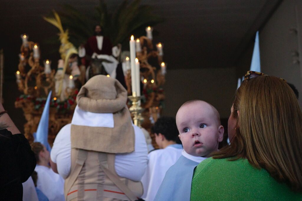 Las im&aacute;genes de la salida procesional de La Borriquita en El Puerto