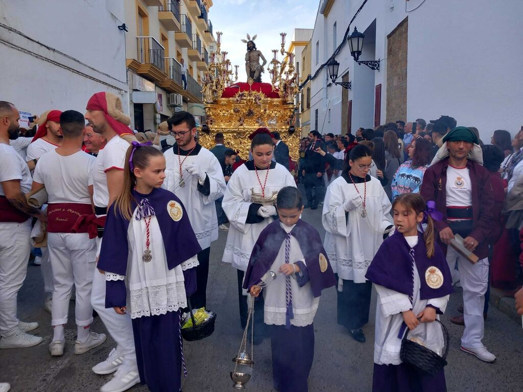 Las im&aacute;genes del Lunes Santo de Chiclana de la Semana Santa 2023: Perd&oacute;n y Humildad y Paciencia