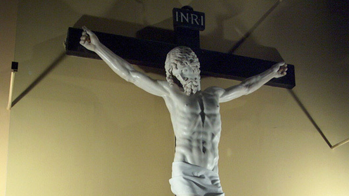 Cristo crucificado de Cellini.