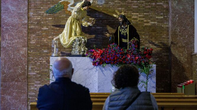 Imágenes de un Jueves Santo atípico en el Huerto de la Semana Santa de Cádiz 2023
