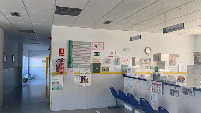 Interior del centro de salud de Aljaraque.