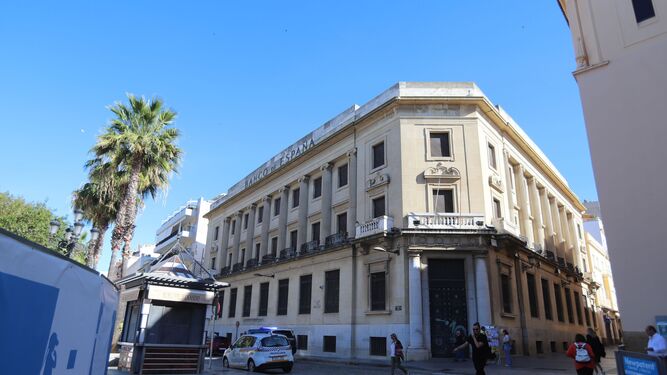 El antiguo edificio del Banco de España de Huelva