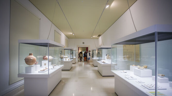 Una de las salas del Museo de Cádiz.