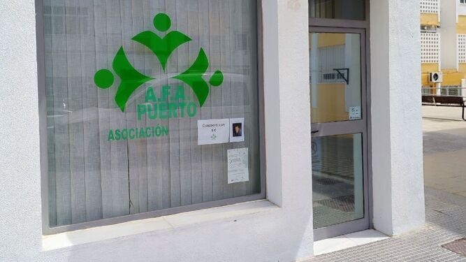El local donde se encuentra actualmente la asociación AFA Puerto.