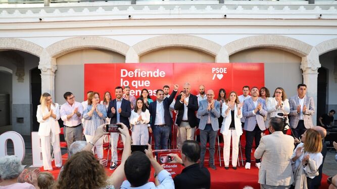 Presentación de la candidatura del PSOE en Medina.