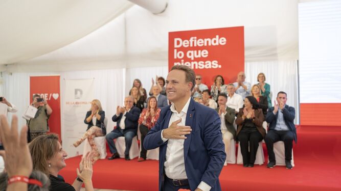 Una imagen del acto de presentación de la candidatura del PSOE.