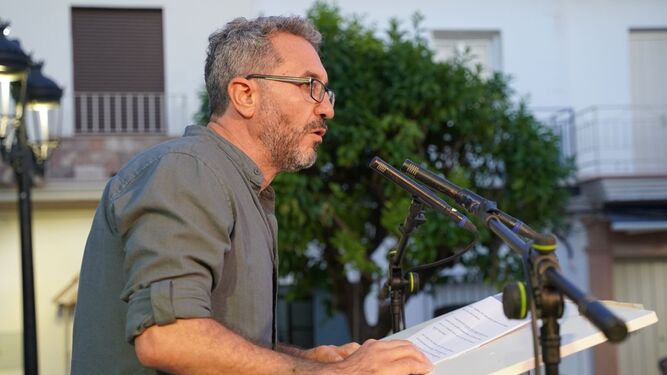 El candidato de IU en Puerto Serrano, Daniel Pérez.