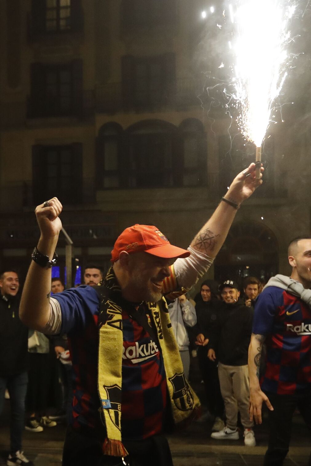 Las fotos de la celebraci&oacute;n fallida del Barcelona ante el Espanyol