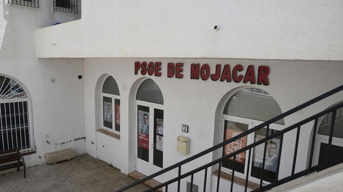La sede del PSOE de Mojácar