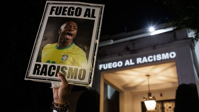 Protesta contra el racismo en Brasil