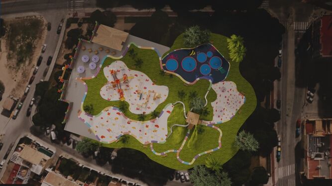 Una recreación virtual del proyecto de la Ciudad de la Infancia en Parque Europa.