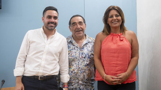 Antonio González Mellado, Bruto Pomeroy y Elena Amaya, en la presentación de los encuentros.