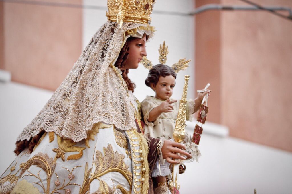 La Virgen del Carmen se traslada a la Iglesia Mayor para participar en el Corpus de San Fernando
