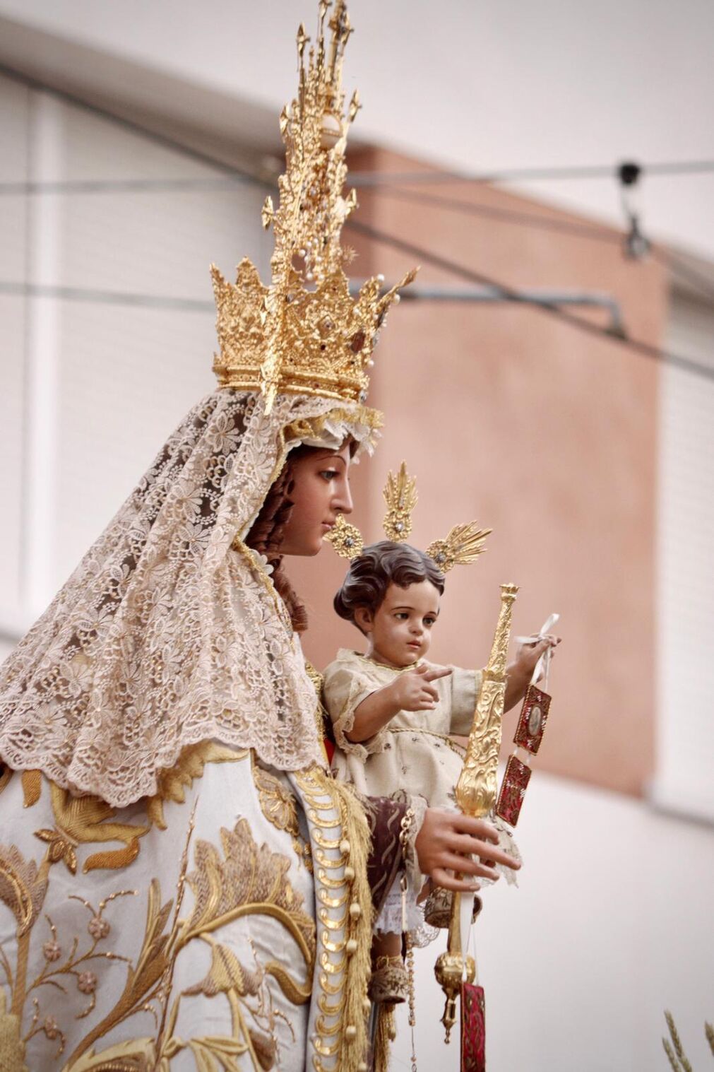 La Virgen del Carmen se traslada a la Iglesia Mayor para participar en el Corpus de San Fernando