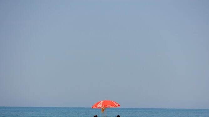Imagen reciente en una playa de Cádiz.