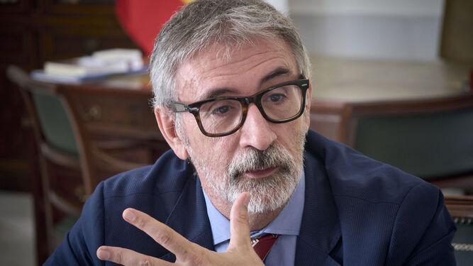 Francisco Piniella, durante una entrevista mantenida en marzo con Diario de Cádiz.
