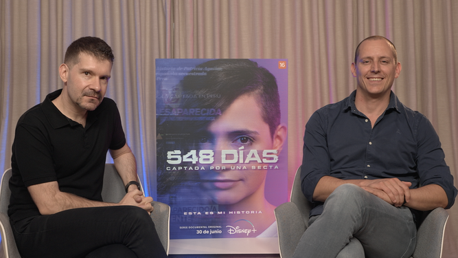 José Ortuño y Olmo Figueredo, creadores de ‘548 días:Captada por una secta’.
