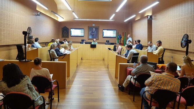El pleno de organización celebrado esta mañana en el Ayuntamiento de El Puerto.