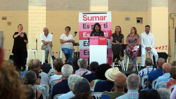 Acto de cierre de campaña de Sumar en la provincia de Cádiz