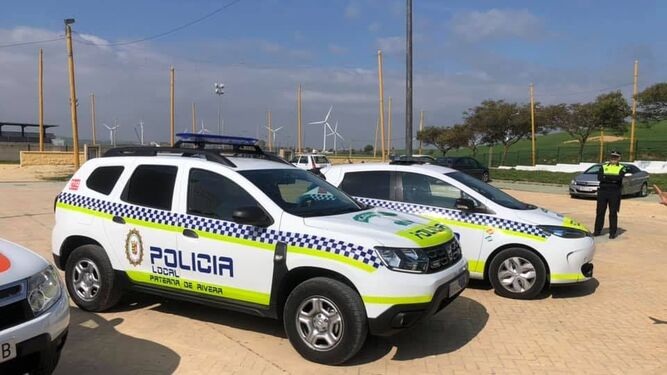 Vehículos de la Policía Local de Paterna.