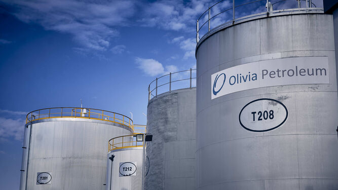Instalaciones de Olivia Petroleum en la Zona Franca.