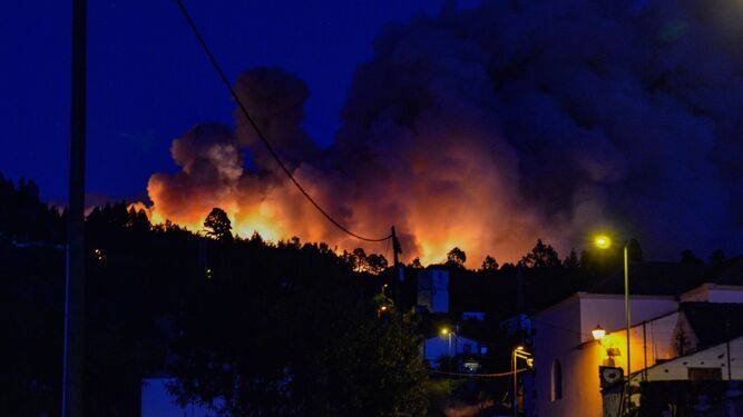 Incendio en La Palma.