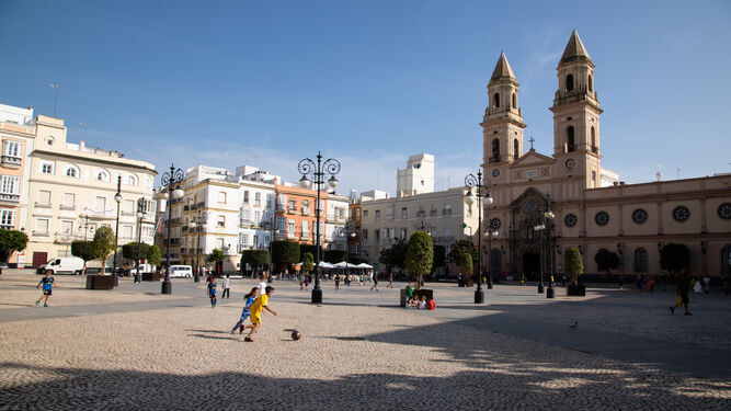 La plaza de San Antonio de Cádiz