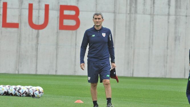 Ernesto Valverde, entrenador del conjunto vasco.