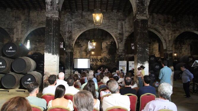 Una imagen de la primera conferencia de las Jornadas de Estero y Sal.