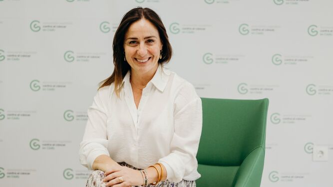 Laura Bahamonde, presidenta de la AECC en la provincia de Cádiz.