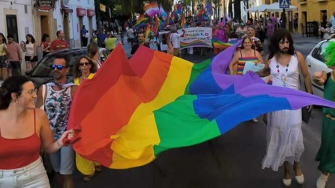 Una de las marchas por la igualdad realizadas con la participación de Libres LGTBI+.