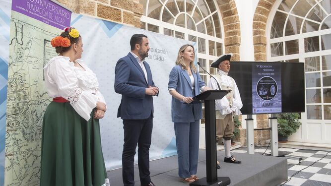 Presentación en Diputación de la recreación histórica especial por sus 250 años de fundación