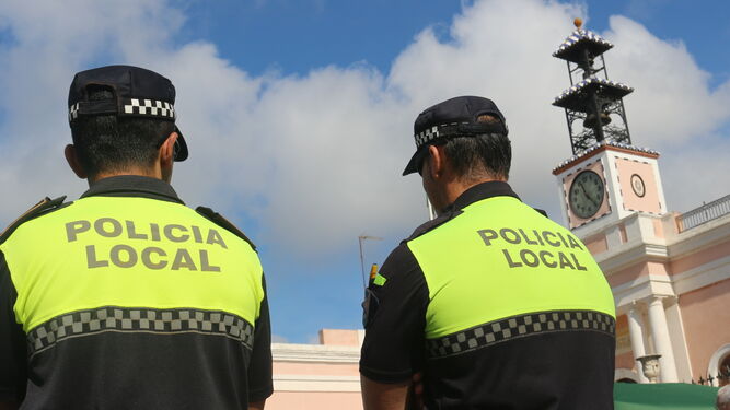 Agentes de la Policía Local de Puerto Real