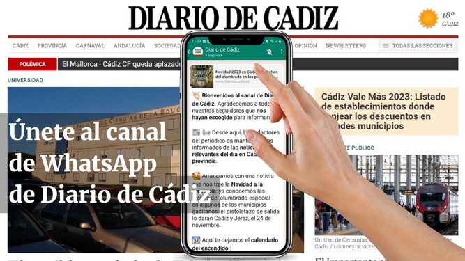 Diario de Cádiz estrena canal de WhatsApp: síguenos ahora para estar al día de toda la actualidad