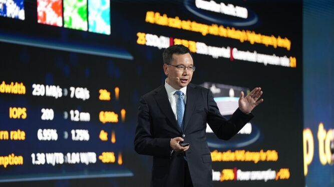 Yang Chaobin, miembro del Consejo de Administración de Huawei y presidente de Productos y Soluciones TIC