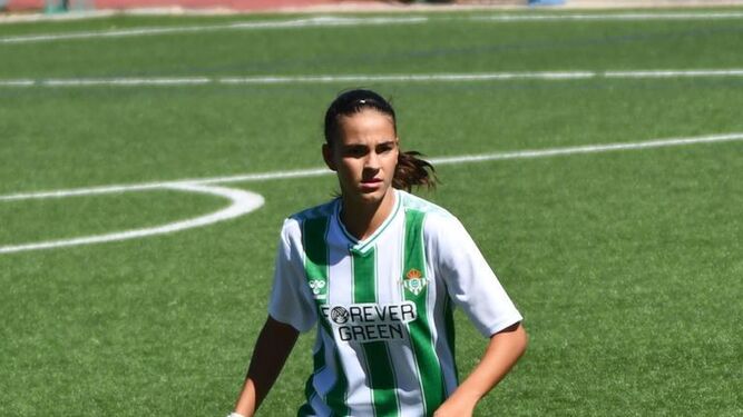 La futbolista portuense Andrea Caro Vega.