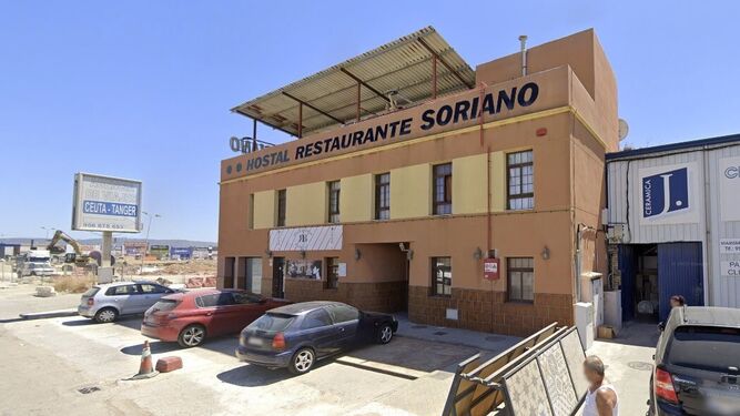El hostal-restaurante Soriano, en la calle Fragata.